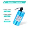 sourcing map CD60 Capacitor, 450V 200uF CD60 Motor Start Capacitor