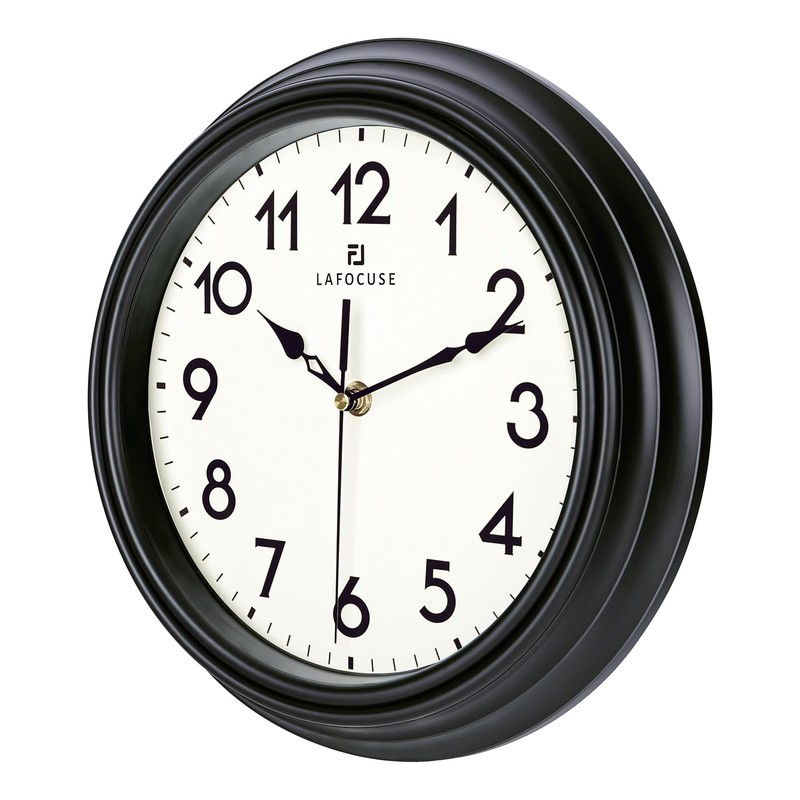 Lafocuse 30 cm Vintage Wall Clock Silent Classic Wall Clock