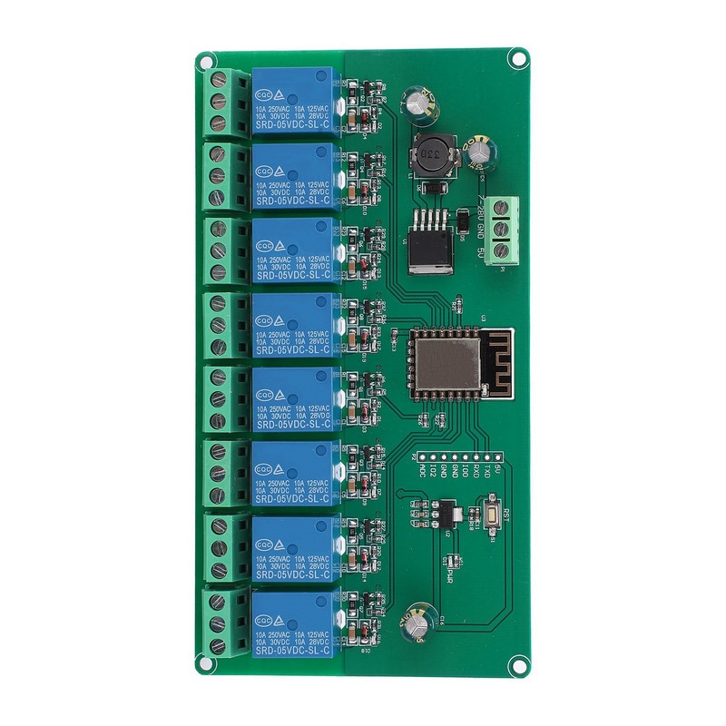 Relay Module WIFI 8‑Channel ESP8266 Development Board for Wireless Control