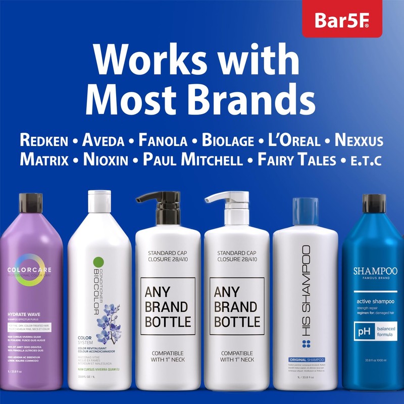 Shampoo & Conditioner Pumps for 1 L / 33.8 oz