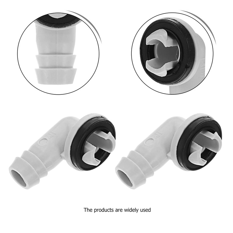 SOLUSTRE Air Conditioning Drain Hose Connector Elbow Fitting AC Condensate