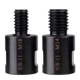 Saipe 2Pcs Angle Grinder Converter Adapters 5/8"-11 Female to M14/M10 Male, Angle Grinder Attachments Adapter Interface Connector Thread Adapter for Angle Grinder Polisher Drill Bit Connecting Tool