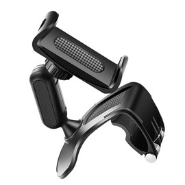 COHEALI Rotating Car Phone Holder Bracket Flexible for Smartphones Durable Clip Design Preventing Button Blockage Practical Car Accessory for Navigation and Hands Use