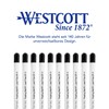 Westcott Ballpoint Pen Refills Black Pack of 10 | G2
