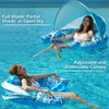 Jasonwell Pool Float with Canopy - Inflatable Pool Floaties Adult