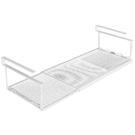 Adjustable Under Shelf Storage Basket Rack Organizer – Kitchen Cabinet Pantry