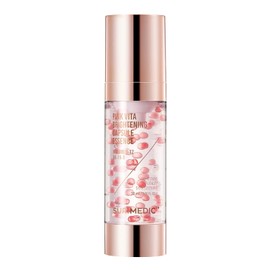 SUR.MEDIC Pink Vita Brightening Capsule Essence (1.08 Fl Oz)  Anti-aging  Illuminating Essence Serum with Vitamin B12, Glutathione, Rose, Collagen... 