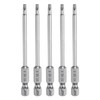 HARFINGTON 5pcs Hex Head Wrench Drill Bit 2.5mm (H2.5) Metric