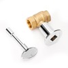 Stanbroil Straight Quarter-Turn Shut-Off Valve Kit for NG LP Gas