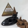Jumbo Golden Nag - Back Flow Incense Cones (1, Chandan)