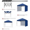 ABCCANOPY Easy Pop up Canopy Tent with 2 Sidewalls for