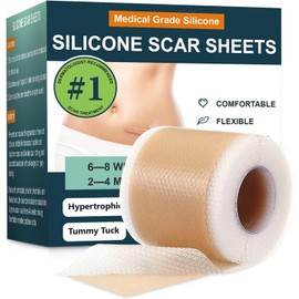 Láminas de silicona para cicatrices Micakin, cinta de silicona para cicatrices, láminas de silicona para cicatrices, cinta para cicatrices quirúrgicas, eliminación de protuberancias queloides, elimin