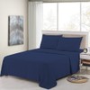 ARlinen 4-Piece Split Top Queen Sheet Set – 100% Cotton,