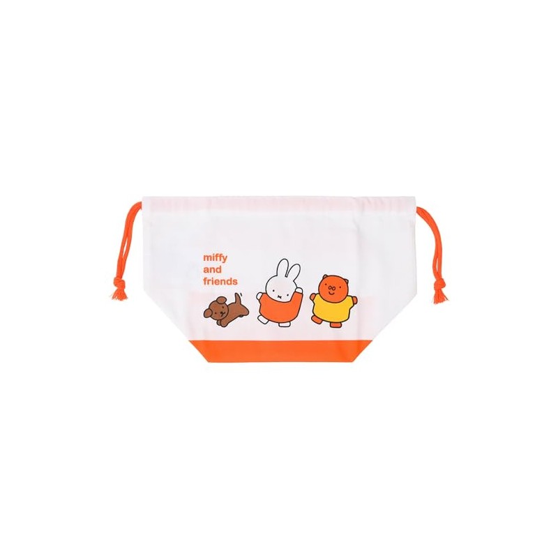 Kutsuwa MF822 Miffy Lunch Bag, Kids Lunch Bag, Made in