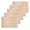 Wowlife 5Pcs Bra Extenders 4 Hooks 3 Rows Elastic Bra