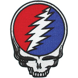 C&D Visionary P-1341 Grateful Dead Steal Your Face Die Cut Patch