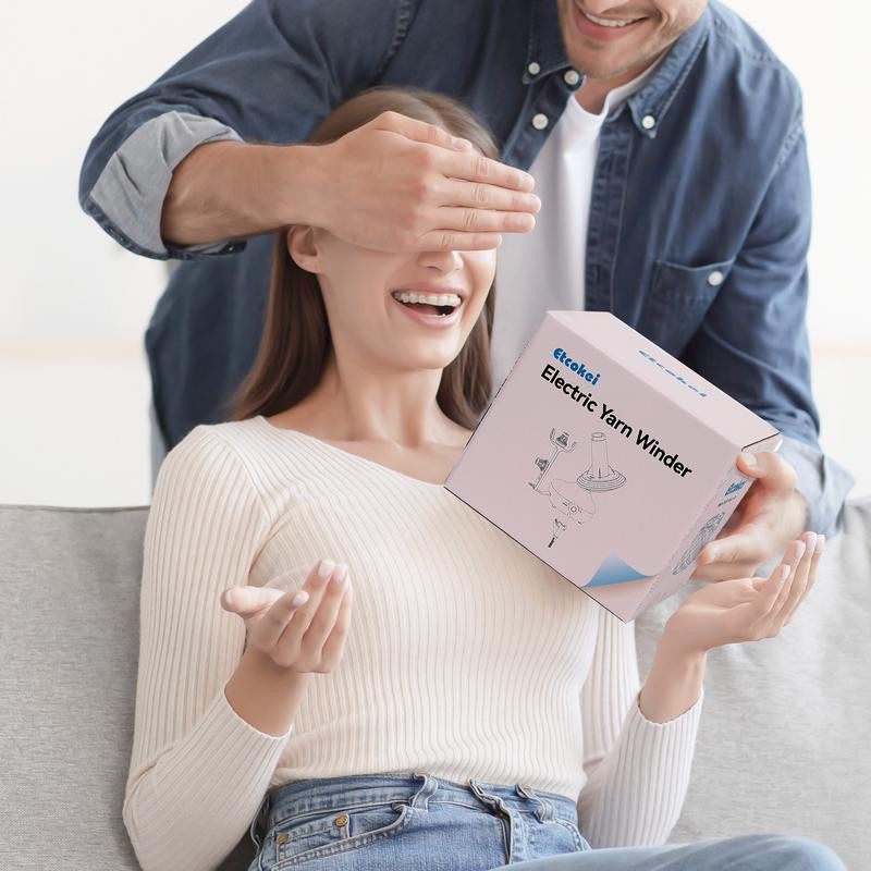 Electric Yarn Winder Mini for Crocheting & Knitting, Compact Yarn