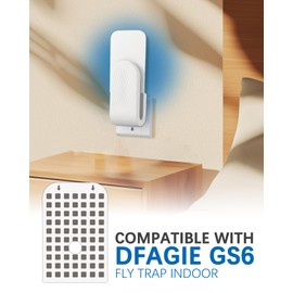 10 Pack Fly Trap Indoor Refill Glue Cards Compatible with DFAGIE GS6 Plug-in Flying Insect Trap, Replacement Adhesive Cards for Mosquito Fruit Fly Moths Gnat Trap for House