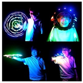 no TOSY Flying Ring – 16M RGB LEDs, Super Bright, Waterproof Outdoor Toy Gift