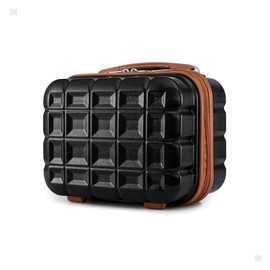 KONO Hard Shell Case, black / brown
