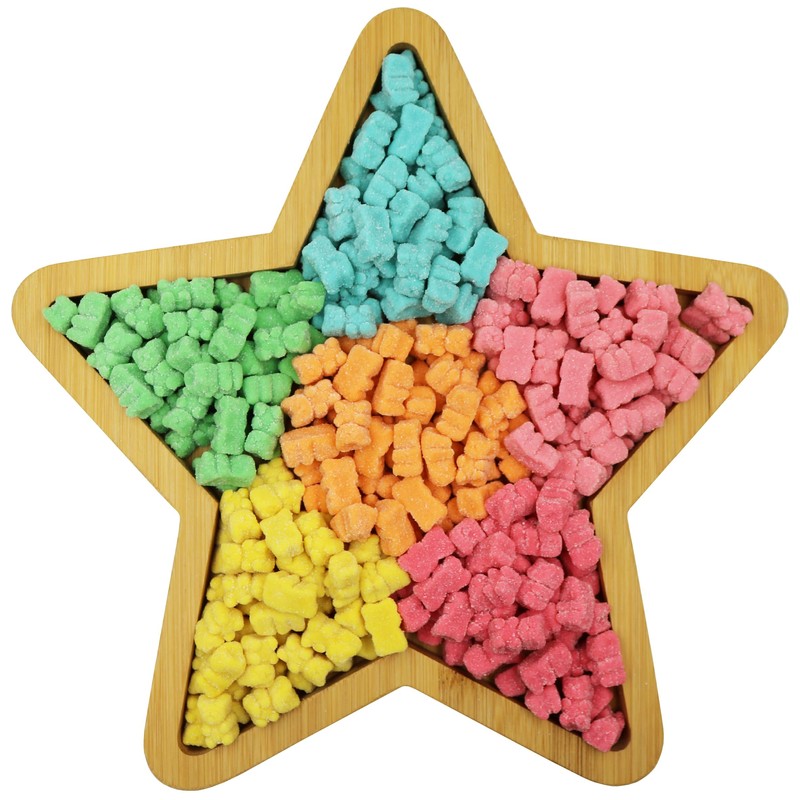 American Best Food Assorted Sour Neon Gummy Bears (1.5 lb)