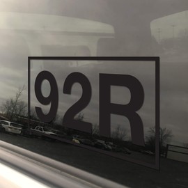 Inkfidel 5-Pack Army MOS 92R Parachute Rigger Window Decal Free Lifetime Replacement. 3" x 5" Heavy Duty Die Cut Vinyl Veteran Bumper Sticker. Rain, Fade and Scratch Resistant. (Black)