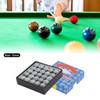 50Pcs Snooker Pool Cue Tips Grade A Leather Billiard Cue