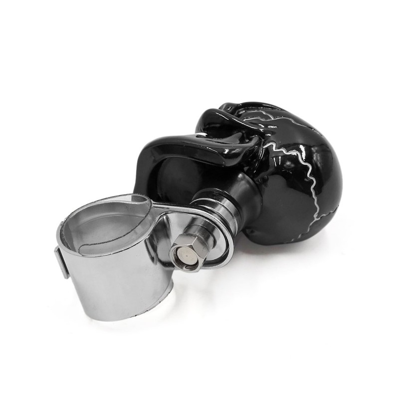 uxcell Skull Design Car Steering Wheel Knob Auxiliary Booster Power
