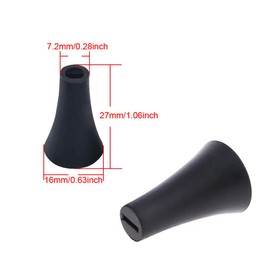 ThtRht - Juego de 8 puntas de goma de silicona, piezas de repuesto para RAM X-Grip Mount Stand Soporte de teléfono Tough-Claw Bicicleta, Motocicleta, tablet, Abrazadera de brazo