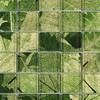 TSLG-02 2x2 Green Glass Mosaic Tile backsplash for Kitchen and