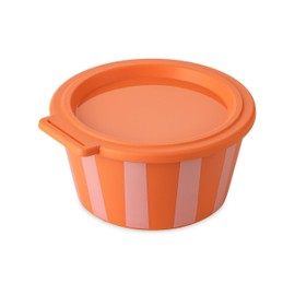 Koziol Bowl with Lid Nora Box 700 ml Stripes Strong Coral