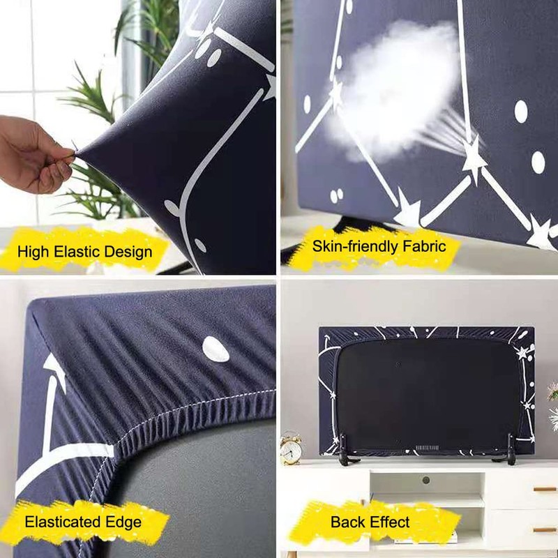 ALHBEJT TV Cover - LCD LED Dust Cover for Desktop