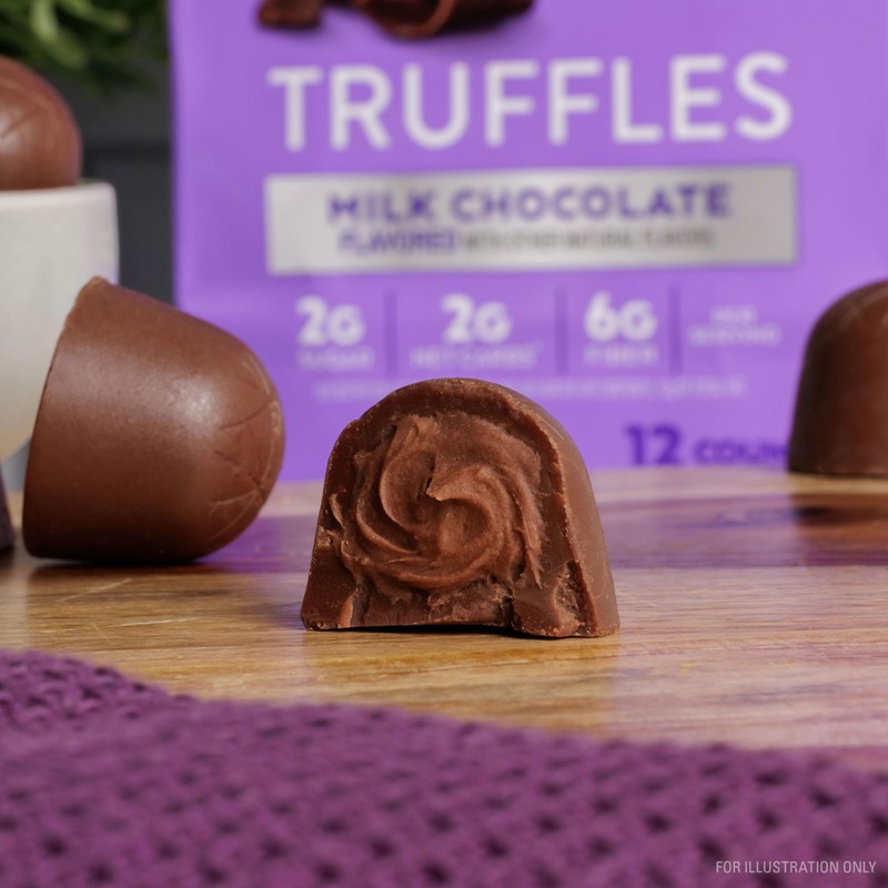 Atkins Endulge Milk Chocolate Truffles, Low Sugar, Low Carb, Keto
