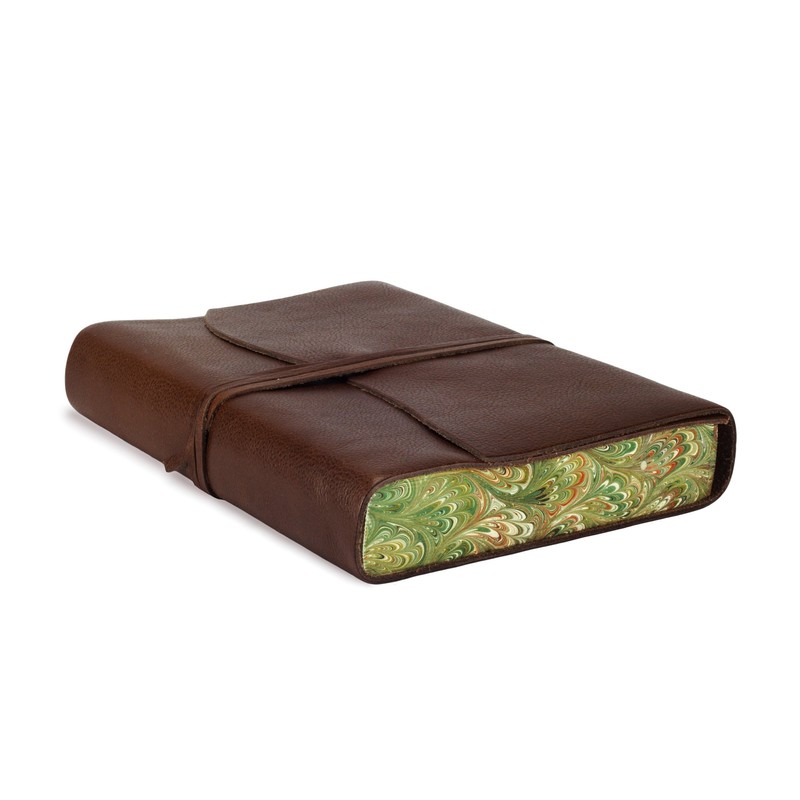 Venezia Romantica Large Leather Bound Journal, Made in Italy, Writing
