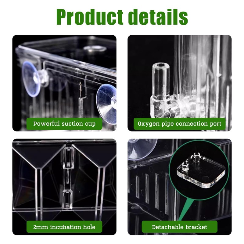 Breeding Box for Fish Tank, Aquarium Fish Breeding Box, Isolation