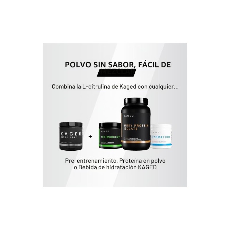 Kaged L-citrulina en Polvo, Sin Sabor
