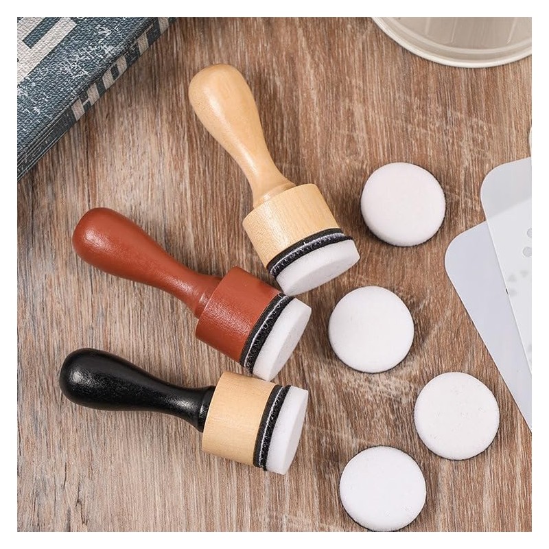Mini Round Ink Blending Tool Art Supplies for Distressing Blending