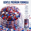 4th of July Face Glitter Stick, 2026 New Patriotic Red