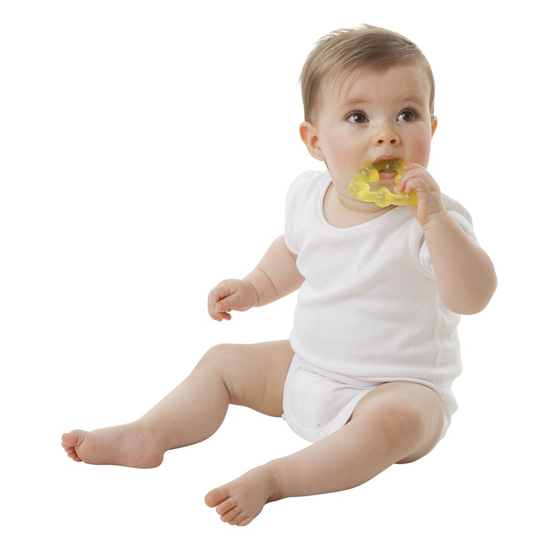 Playgro Beißring-Set Bumpy Gums, wassergefüllt, ab 3 Monaten, 3-teilig, Bumpy