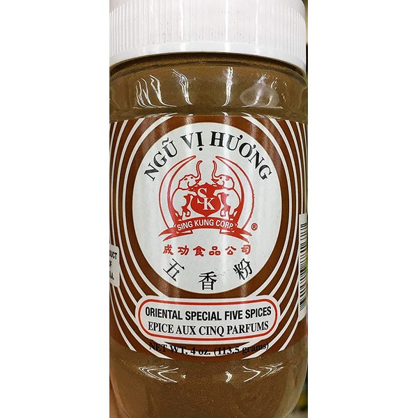 Oriental Special Five Spice - Sing Kung Brand 4oz Jar