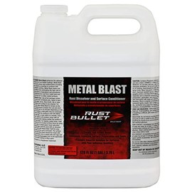 RUST BULLET Metal Blast - 1 Gallon - Rust Remover & Metal Prep, Cleaner & Conditioner for Superior Adhesion, Eliminates Grease, Contaminants & Corrosion
