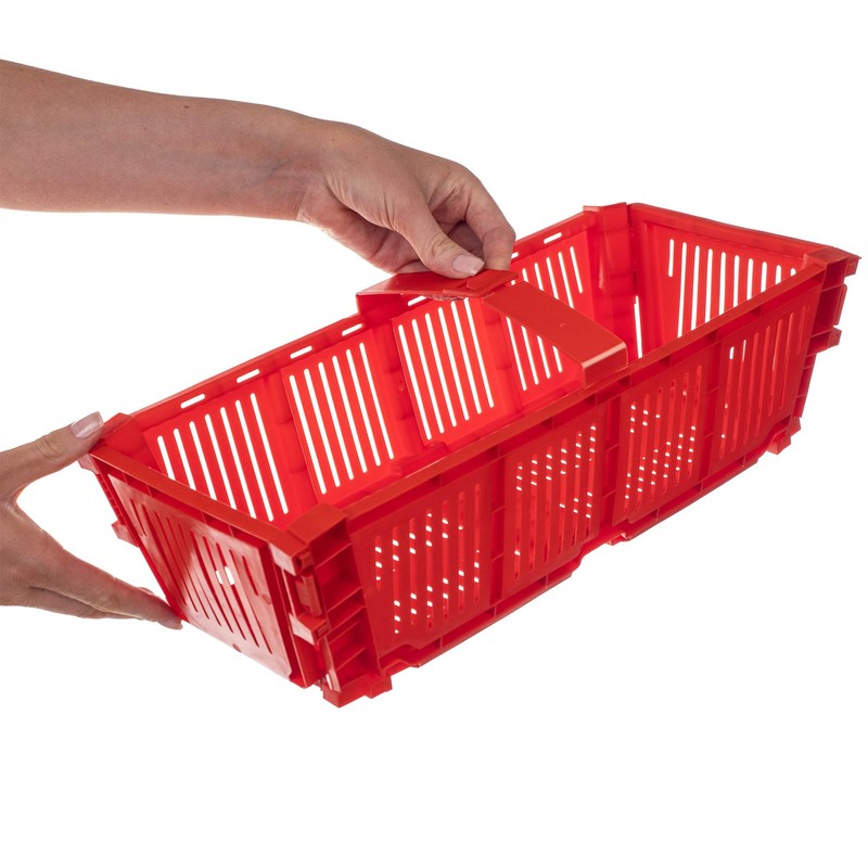 KADAX Plastic Harvest Basket, 40 x 18 x 11.5 cm,