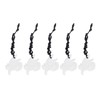 5Pcs Chew Necklace Food Grade Silicone Chewing Pendant for Toddlers