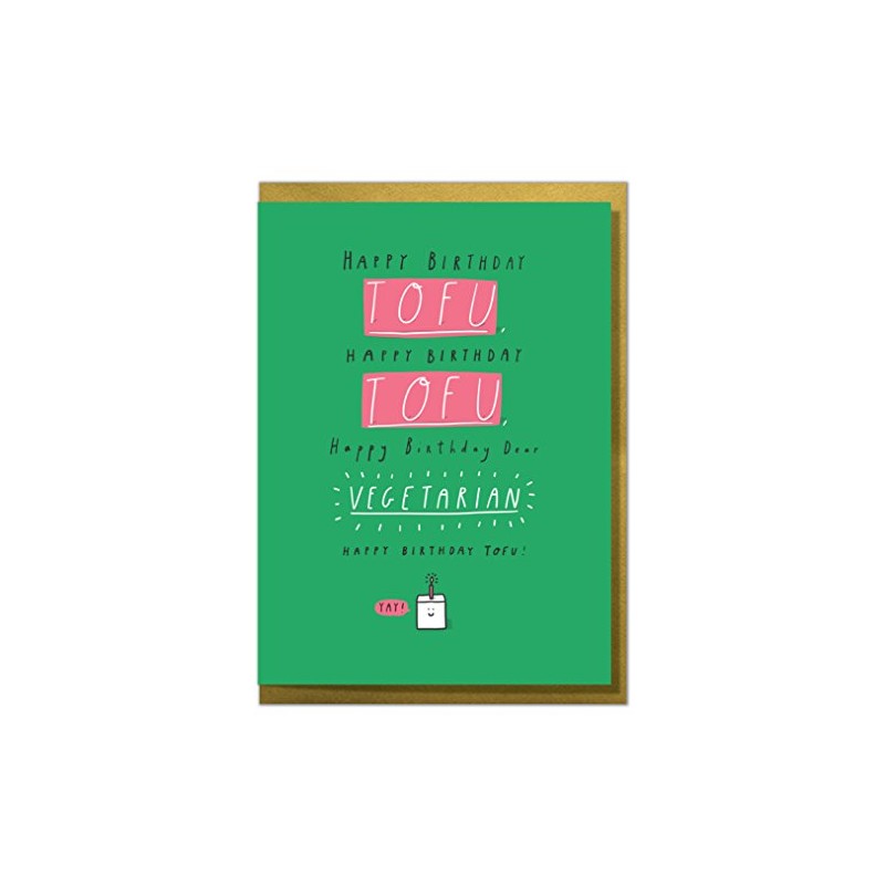 Happy Birthday Dear Vegetarian! Funny Vegetarian Birthday Card