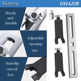 Fuel Pump Removal Tool, Adjustable Fuel Pump Lock Ring Tool, Fuel Tank Lid Cover Remove Spanner, Fuel Tank Repair Kit, Universal 3/8” to 1/2” Adjustable Wrench