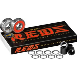 Bones Reds Bearings 8 pk w/Spacers & Washers Bundle