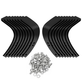 Set of 16 Replacement Roto Tiller Tines for Troy-Bilt Horse & Pony – Replaces 1901118A, 1901118, 742-0105, 742-0106 – Includes 32 Bolts/Nuts/Washers – Left & Right Tines