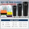 Soccer Shin Guards for Kids Youth and Shin Guard Sleeves