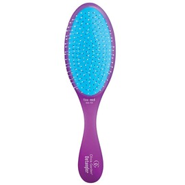 Olivia Garden OG Detangler Brush – Removable Cushion, Gentle Scalp Massage & Detangling for Wet or Dry, Fine to Medium Hair – Purple