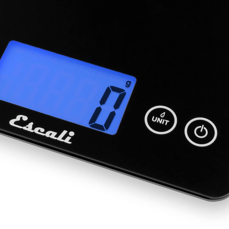 Escali 2210IB ArtiXL Extra-Large Glass Digital LCD Display Kitchen Scale,